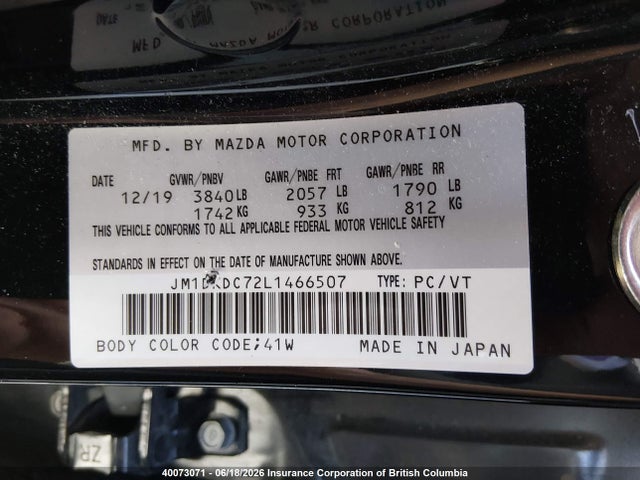 Mazda Cx-3 Touring 2020 JM1DKDC72L1466507 Image 9