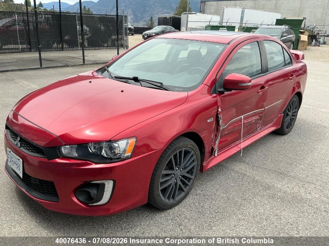 2016 Mitsubishi Lancer Gt მანქანა იყიდება აუქციონზე, vin: JA32U8FW6GU605102, აუქციონის ნომერი: 40076436