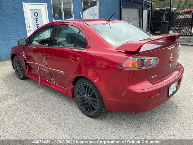 2016 Mitsubishi Lancer Gt მანქანა იყიდება აუქციონზე, vin: JA32U8FW6GU605102, აუქციონის ნომერი: 40076436
