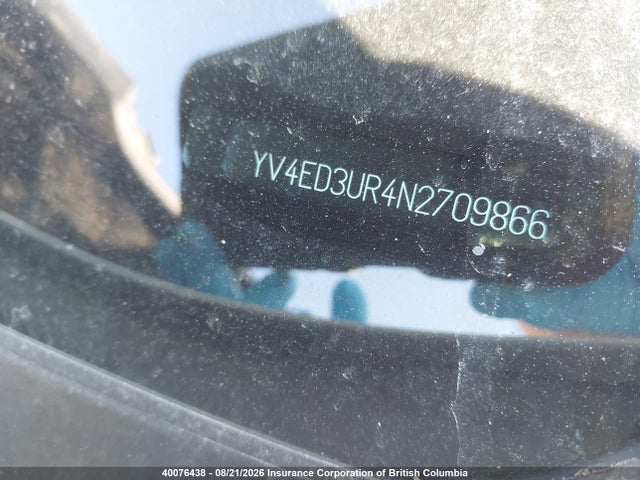 YV4ED3UR4N2709866 Volvo XC40