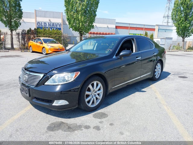 40076450 :رقم المزاد ، JTHBL46F275002959 vin ، 2007 Lexus Ls 460 مزاد بيع