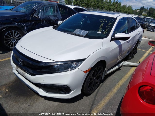 2019 Honda Civic Sport მანქანა იყიდება აუქციონზე, vin: 2HGFC2F88KH016862, აუქციონის ნომერი: 40073787