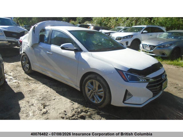 Aukcja sprzedaży 2020 Hyundai Elantra Sel/value/limited, vin: KMHD84LF3LU004392, numer aukcji: 40076482