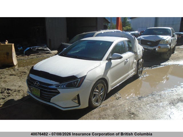 Продажа на аукционе авто 2020 Hyundai Elantra Sel/value/limited, vin: KMHD84LF3LU004392, номер лота: 40076482