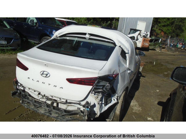 Продажа на аукционе авто 2020 Hyundai Elantra Sel/value/limited, vin: KMHD84LF3LU004392, номер лота: 40076482
