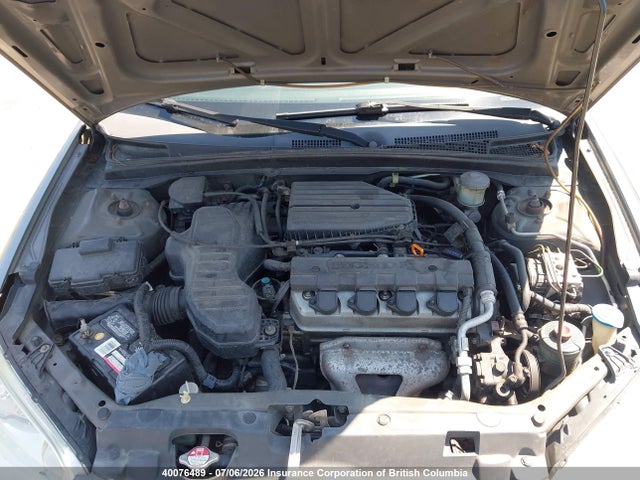 2005 Honda Civic მანქანა იყიდება აუქციონზე, vin: 2HGES16615H027701, აუქციონის ნომერი: 40076489