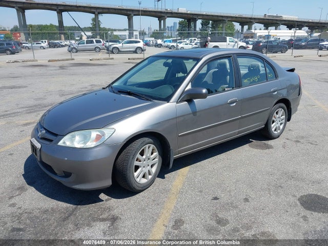 2005 Honda Civic მანქანა იყიდება აუქციონზე, vin: 2HGES16615H027701, აუქციონის ნომერი: 40076489
