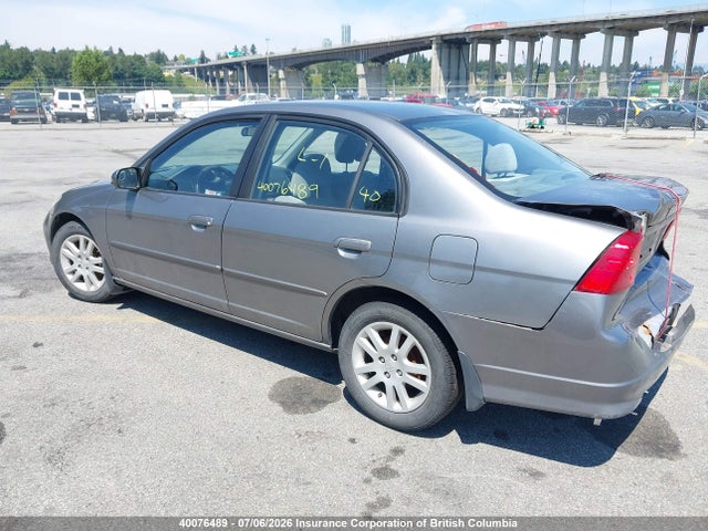 2005 Honda Civic მანქანა იყიდება აუქციონზე, vin: 2HGES16615H027701, აუქციონის ნომერი: 40076489