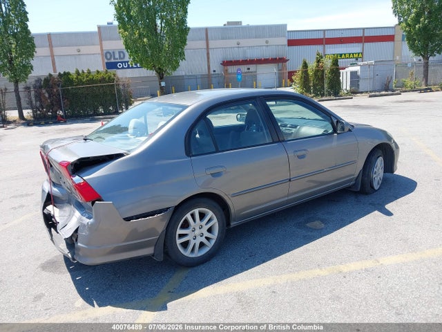 2005 Honda Civic მანქანა იყიდება აუქციონზე, vin: 2HGES16615H027701, აუქციონის ნომერი: 40076489