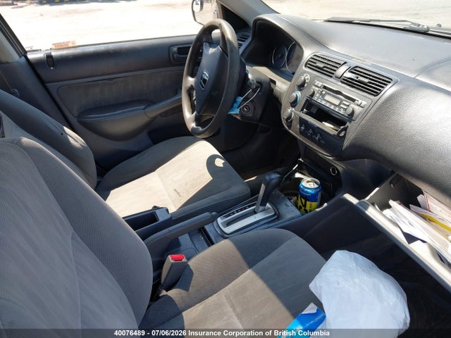 2005 Honda Civic მანქანა იყიდება აუქციონზე, vin: 2HGES16615H027701, აუქციონის ნომერი: 40076489