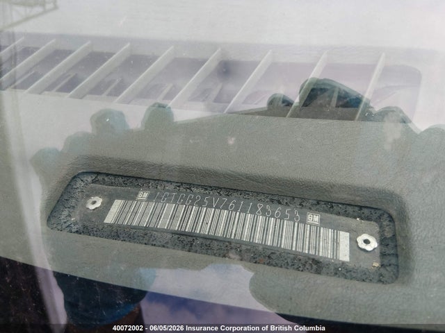 Aukcja sprzedaży 2006 Gmc Savana G2500, vin: 1GTGG25V761183653, numer aukcji: 40072002