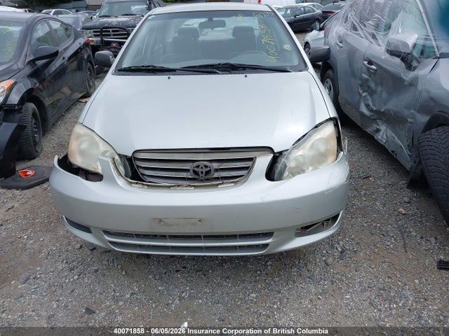 2004 Toyota Corolla Ce/le/s მანქანა იყიდება აუქციონზე, vin: 2T1BR32E14C788162, აუქციონის ნომერი: 40071858