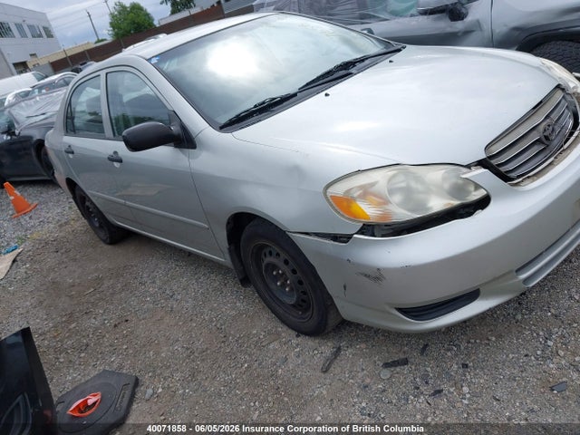 2004 Toyota Corolla Ce/le/s მანქანა იყიდება აუქციონზე, vin: 2T1BR32E14C788162, აუქციონის ნომერი: 40071858