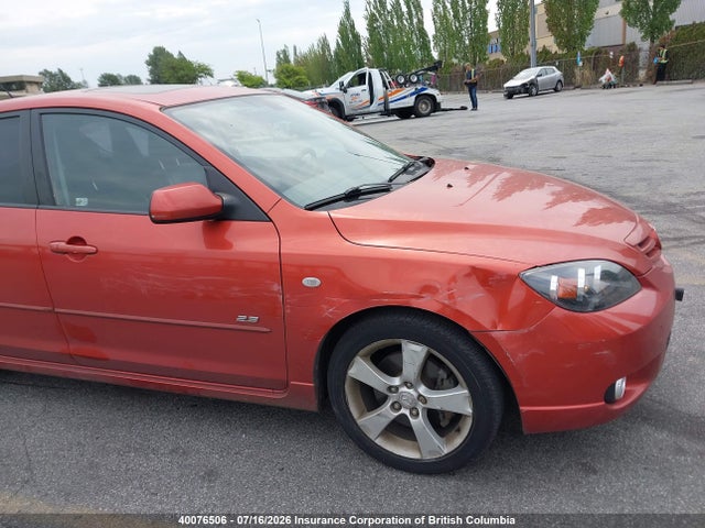 2004 Mazda 3 Hatchback მანქანა იყიდება აუქციონზე, vin: JM1BK143141212581, აუქციონის ნომერი: 40076506