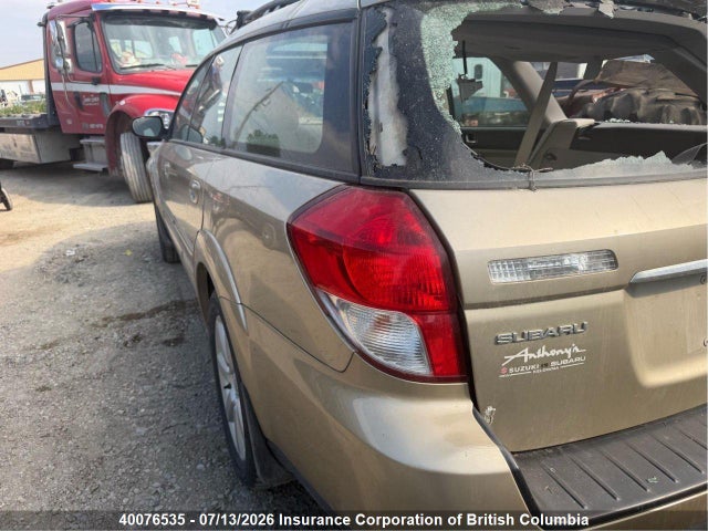 Продажа на аукционе авто 2008 Subaru Outback 2.5i, vin: 4S4BP61C087323270, номер лота: 40076535