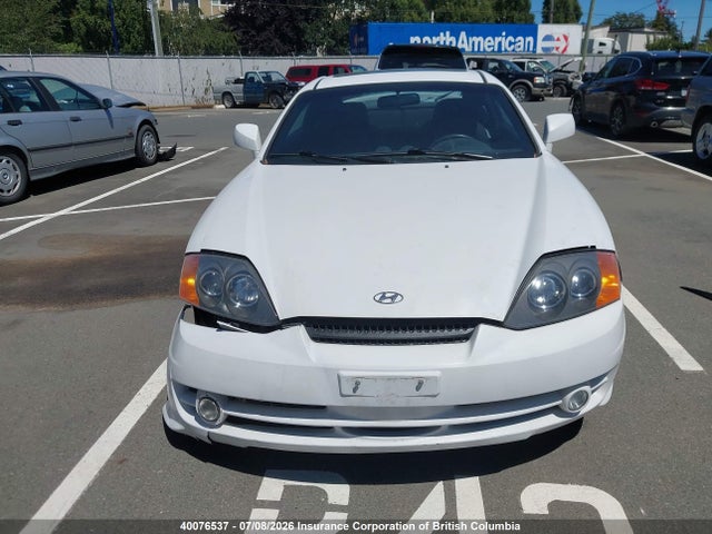2003 Hyundai Tiburon Se მანქანა იყიდება აუქციონზე, vin: KMHHN65D53U034527, აუქციონის ნომერი: 40076537
