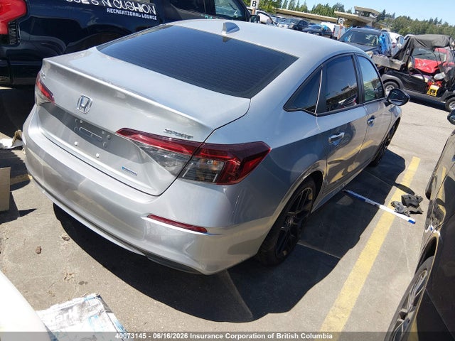 Aukcja sprzedaży 2025 Honda Civic Sport/sport Touring, vin: 2HGFE4F89SH015192, numer aukcji: 40073145