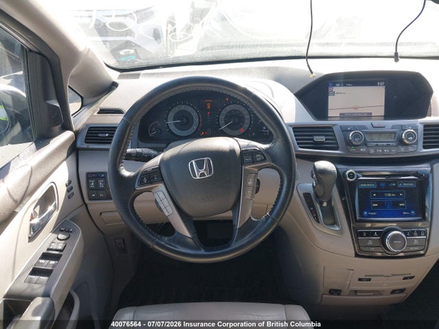 2014 Honda Odyssey Touring/touring Elite მანქანა იყიდება აუქციონზე, vin: 5FNRL5H93EB507563, აუქციონის ნომერი: 40076564