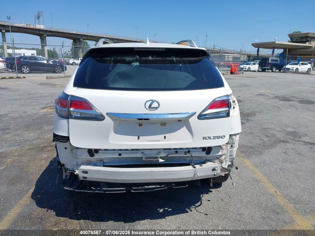 40076567 :رقم المزاد ، 2T2BK1BA9FC256260 vin ، 2015 Lexus Rx 350/base/f Sport مزاد بيع