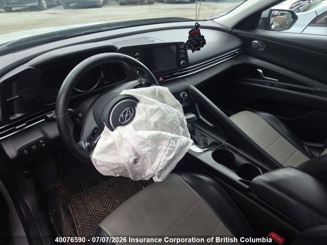 40076590 :رقم المزاد ، KMHLM4AJ0NU013200 vin ، 2022 Hyundai Elantra Hybrid Preferred مزاد بيع