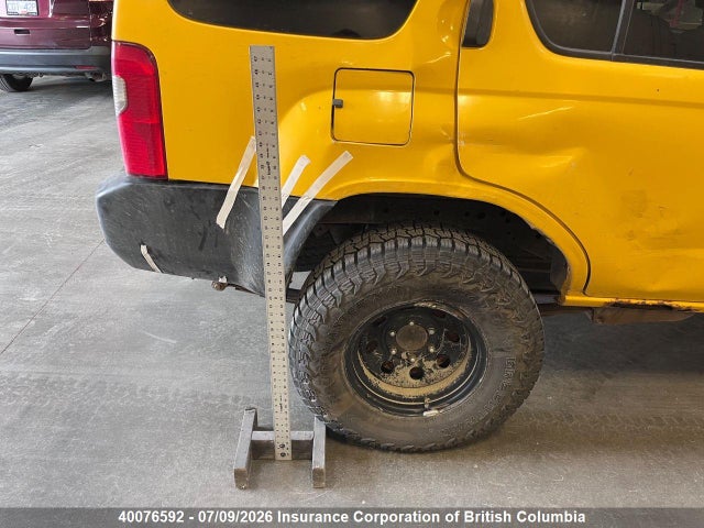 40076592 :رقم المزاد ، 5N1ED28Y91C525361 vin ، 2001 Nissan Xterra Se مزاد بيع