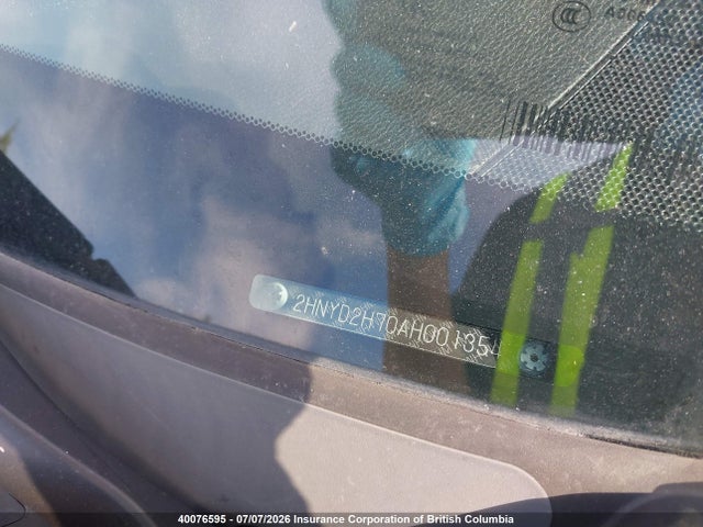 Aukcja sprzedaży 2010 Acura Mdx, vin: 2HNYD2H70AH001354, numer aukcji: 40076595