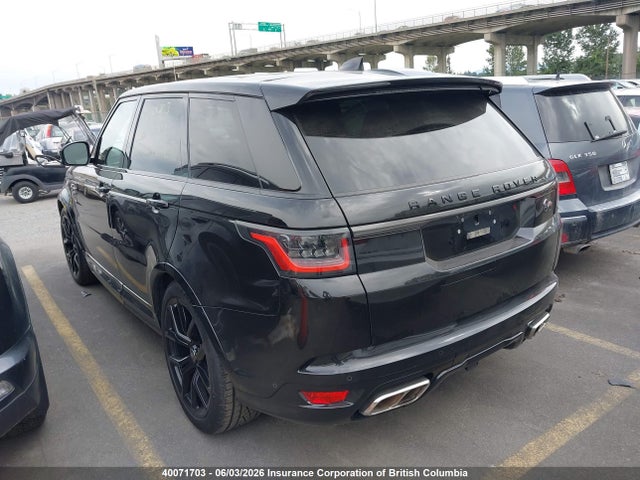 SALWZ2SE9JA812292 Land Rover Range Rover Sport Svr
