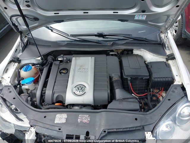 2008 Volkswagen Gti მანქანა იყიდება აუქციონზე, vin: WVWFV71K98W312511, აუქციონის ნომერი: 40076636