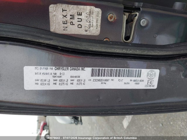Dodge Charger Se 2014 2C3CDXBG2EH106607 Image 9