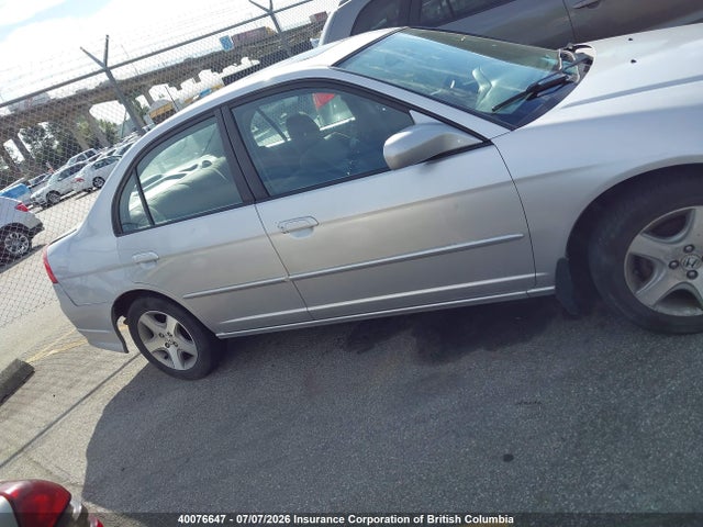 2004 Honda Civic მანქანა იყიდება აუქციონზე, vin: 2HGES16824H924073, აუქციონის ნომერი: 40076647