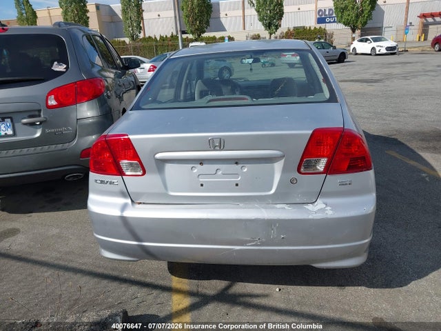 2004 Honda Civic მანქანა იყიდება აუქციონზე, vin: 2HGES16824H924073, აუქციონის ნომერი: 40076647