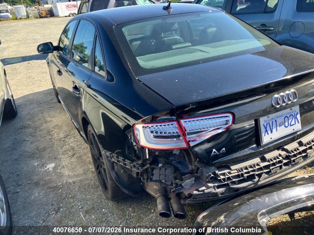 40076650 :رقم المزاد ، WAUBFCFL8FA081436 vin ، 2015 Audi A4 مزاد بيع
