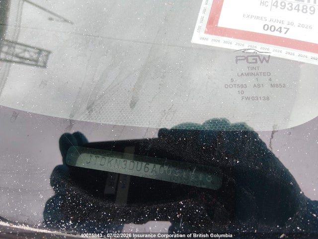 2010 Toyota Prius მანქანა იყიდება აუქციონზე, vin: JTDKN3DU6A0031618, აუქციონის ნომერი: 40075843