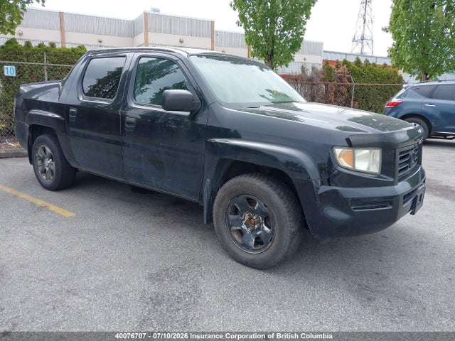 2007 Honda Ridgeline Rts მანქანა იყიდება აუქციონზე, vin: 2HJYK164X7H002823, აუქციონის ნომერი: 40076707