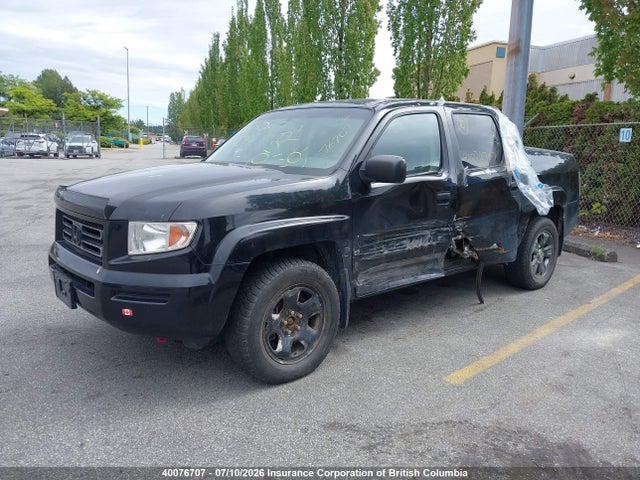 2007 Honda Ridgeline Rts მანქანა იყიდება აუქციონზე, vin: 2HJYK164X7H002823, აუქციონის ნომერი: 40076707