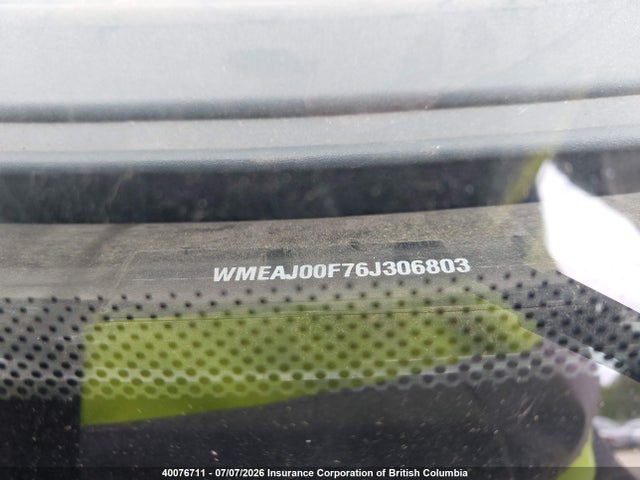 Aukcja sprzedaży 2006 Smart Fortwo Passion/pulse/pure, vin: WMEAJ00F76J306803, numer aukcji: 40076711