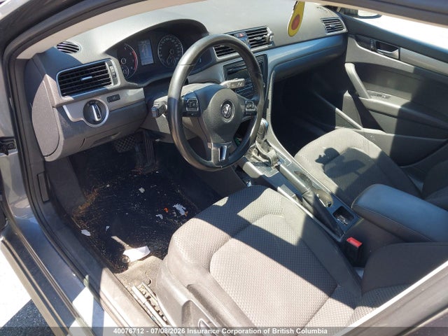 40076712 :رقم المزاد ، 1VWAH7A39DC037726 vin ، 2013 Volkswagen Passat 2.5l Trendline مزاد بيع