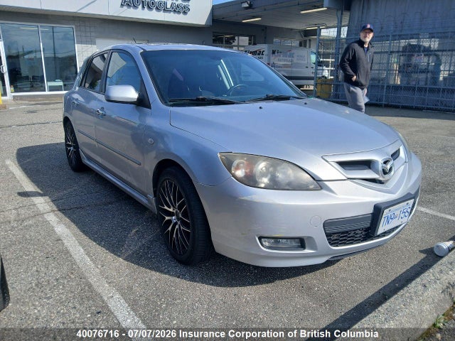 40076716 :رقم المزاد ، JM1BK343081114529 vin ، 2008 Mazda 3 Hatchback مزاد بيع