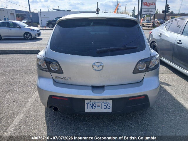 40076716 :رقم المزاد ، JM1BK343081114529 vin ، 2008 Mazda 3 Hatchback مزاد بيع