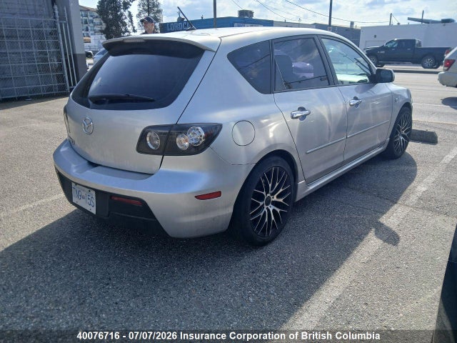 40076716 :رقم المزاد ، JM1BK343081114529 vin ، 2008 Mazda 3 Hatchback مزاد بيع