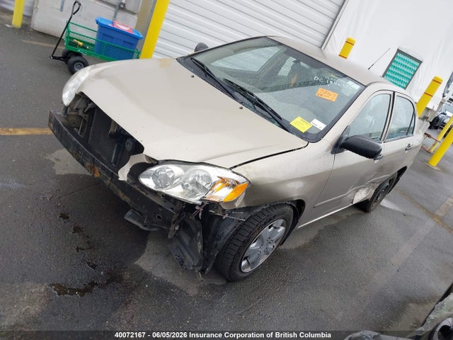 2004 Toyota Corolla Ce/le/s მანქანა იყიდება აუქციონზე, vin: 2T1BR32E64C824377, აუქციონის ნომერი: 40072167