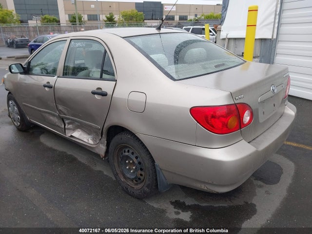 2004 Toyota Corolla Ce/le/s მანქანა იყიდება აუქციონზე, vin: 2T1BR32E64C824377, აუქციონის ნომერი: 40072167