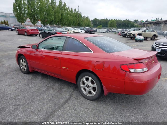 1999 Toyota Camry Solara მანქანა იყიდება აუქციონზე, vin: 2T1CF22P9XC762437, აუქციონის ნომერი: 40076726