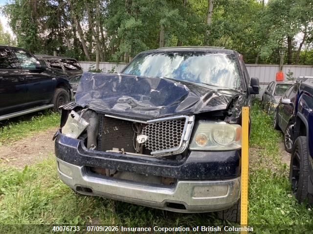 40076733 :رقم المزاد ، 1FTPX04544KA92434 vin ، 2004 Ford F150 مزاد بيع