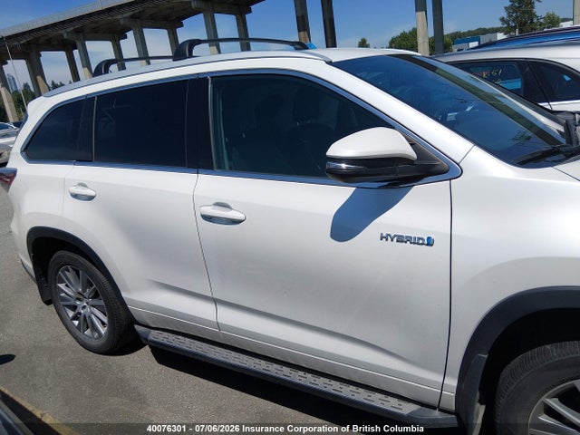 2016 Toyota Highlander Hybrid/xle მანქანა იყიდება აუქციონზე, vin: 5TDJCRFH1GS013778, აუქციონის ნომერი: 40076301