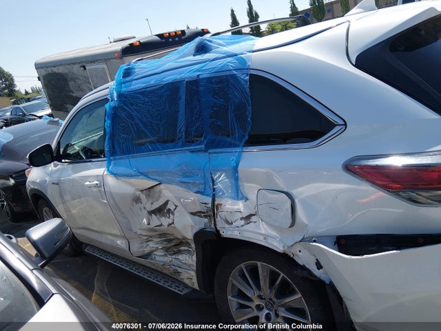 2016 Toyota Highlander Hybrid/xle მანქანა იყიდება აუქციონზე, vin: 5TDJCRFH1GS013778, აუქციონის ნომერი: 40076301