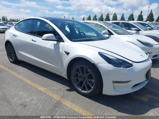 40076790 :رقم المزاد ، LRW3E1EB8PC851936 vin ، 2023 Tesla Model 3 مزاد بيع