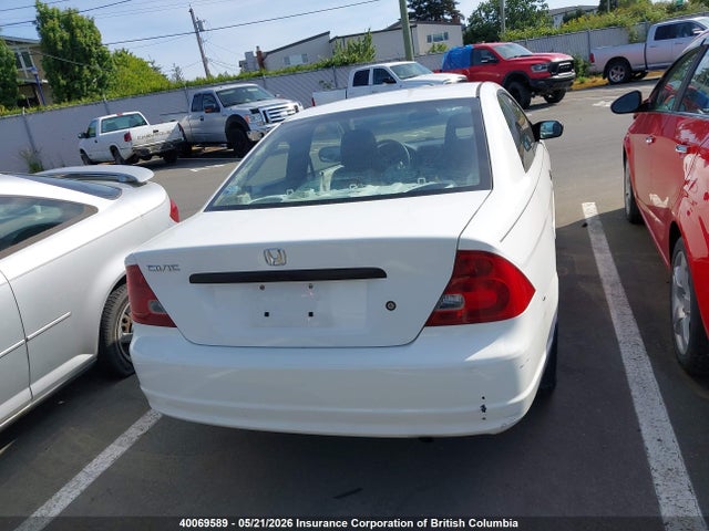 Продажа на аукционе авто 2002 Honda Civic Dx, vin: 1HGEM221X2L810783, номер лота: 40069589