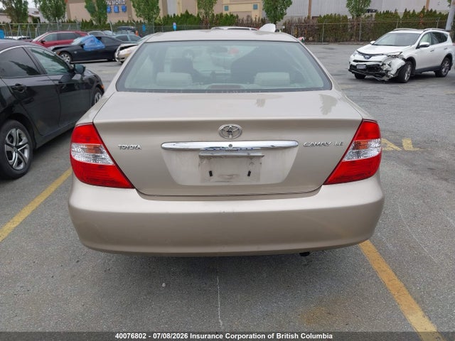 2002 Toyota Camry მანქანა იყიდება აუქციონზე, vin: JTDBE32K520086077, აუქციონის ნომერი: 40076802