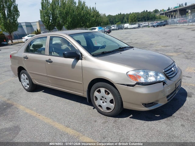 2004 Toyota Corolla Ce/le/sport მანქანა იყიდება აუქციონზე, vin: 2T1BR32E74C823836, აუქციონის ნომერი: 40076803